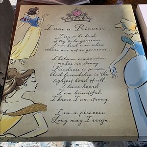 Princess wall canvas